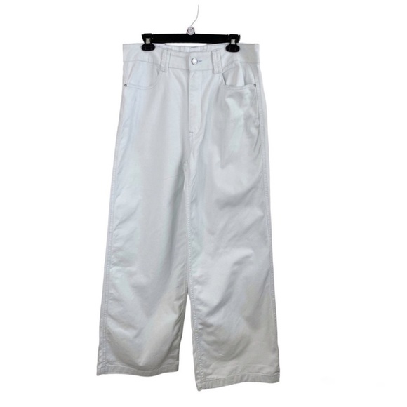 WeWoreWhat NWT Utility High Waist Wide Leg Jeans size 31 - Picture 9 of 15